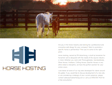 Tablet Screenshot of horsehosting.com